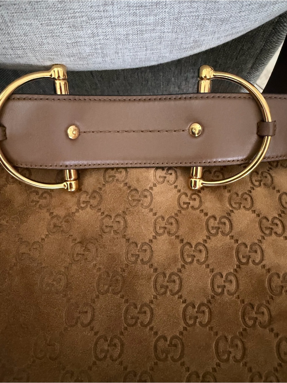 Gucci Beatrix suede maxi GHW 2025 new! - Picture 12 of 16